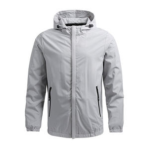 Novedad de Otoño, Chaquetas Deportivas Personalizadas con Capucha para Hombre, Chaqueta Cortavientos Impermeable Vintage con Cremallera de Poliéster - Product Image 5