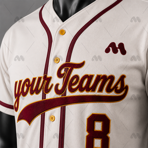 Custom Breathable OEM Service Unisex Adult Baseball Uniform Set Short Sleeve Jersey <b>Button</b>-Up Pants Teamwear Sports Kit 100% - Product Image 5