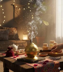 Quemador de Incienso Metálico Religioso Hecho a Mano, Ecológico y Duradero para Decoración del Hogar u Oficina, Precio al por Mayor, M/S SHAAD HANDICRAFTS - Product Image 6