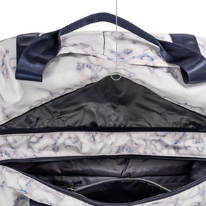 Sac de sport unisexe de haute qualité, 20 pouces, en polyester, avec fermeture éclair, sangle réglable, poignée souple, durable, motif géométrique décontracté - Product Image 3