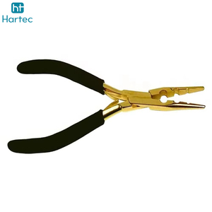 Best Seller Product Latest Hair Extension Pliers Hair Tools Stainless Steel Pliers With Black Handle Hair Styling Salon Tools - Product Image 4