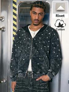 Sweat-shirt homme premium streetwear, coupe ample, décontracté, pour la gym, tissu épais, pull-over en coton doux, indispensable pour l'hiver - Product Image 6