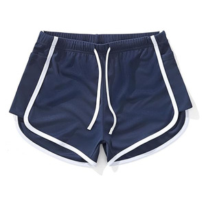 Tenzo Intl Short de sport unisexe 100% polyester, décontracté, à taille haute avec cordon de serrage, séchage rapide, respirant, en maille, pour la gym, la course et l'entraînement - Product Image 2