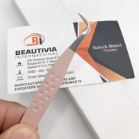 Pince à épiler professionnelle personnalisée pour extensions de cils, en acier inoxydable, à prise ferme, durable, pointue, marque privée, Nude Beautivia