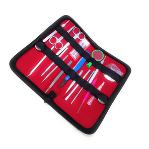 Kit Quirúrgico de 16 Piezas de Acero Inoxidable Alemán, Manual para Experimentos de Laboratorio de Anatomía y Biología, Bisturís, Pinzas Adson, Juego de Herramientas - Product Image 6