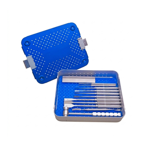 Juego de Instrumentos Rectangulares para Sulcoplastia Troquelar, Instrumentos de Cirugía Ortopédica Veterinaria Canina y Felina, Acero Inoxidable, CE ISO - Product Image 6