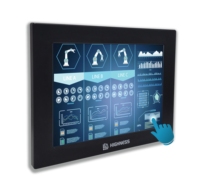Écran tactile multipoint capacitif projeté de qualité industrielle de 12,1 pouces pour panneau IPS/VA 2,1 VGA avec revêtement AG pour utilisation en extérieur