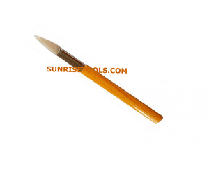 SUNTOOLS/STIPL Model 047D Tapered Agate Burnisher Knife Shape Wood Handle Jewelry <b>Engraving</b> <b>Tool</b> - Product Image 3