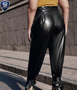 Pantalones de Cuero para Mujer SUMROOS, Estilo Urbano, Invierno, Aspecto de Cuero Suave, Ecológicos, Impermeables, Transpirables, de Alta Calidad, Cintura Alta - Product Image 3