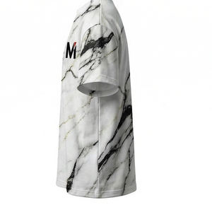 Camiseta de Tela Interlock, Tejido Doble Grueso de Calidad, Textura Suave, Estilo Formal e Informal, Camisetas Premium Lisas para Hombre - Product Image 5