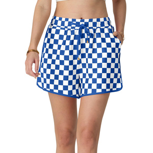 Short de plage pour femme, design classique unique, taille haute, respirant, séchage rapide, 140g, protection UPF 50+, anti-rétrécissement, coupe classique - Product Image 1