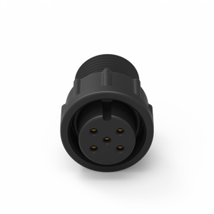 ขั้วต่อขนาด B 5 ขา แบบมีสาย ทองเหลือง หน้าสัมผัสทองเหลือง กันน้ำระดับ IP67 5A สำหรับงานอุตสาหกรรม - Product Image 3