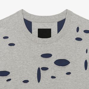 T-shirt de sport épais à épaules tombantes uni et oversize pour hommes – Vente en gros, haute qualité, poids lourd, coupe ample - Product Image 5