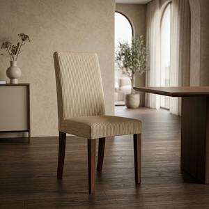 New Modern Minimalist Natural Braided Rattan <b>Dining</b> Chair Wood Eco-Friendly Kitchen Restaurant Seating Furniture Accent <b>Armchair</b> - Product Image 3