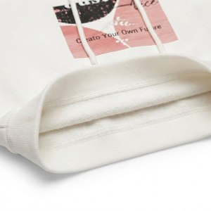 Sudadera con capucha corta de tela de alta calidad para mujer, ideal para otoño, primavera y atuendos diarios. - Product Image 6