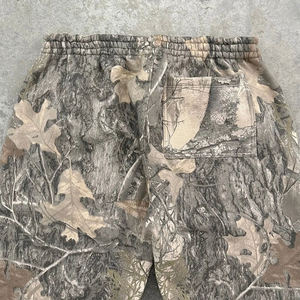 Custom Real <b>Tree</b> Camo Cargo Pants Men Streetwear 100% Cotton Distressed Heavy <b>Weight</b> Printing Oversized Trousers - Product Image 5