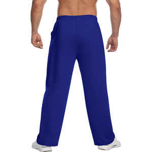 Nouvelle Arrivée Pantalon Homme Léger Évasé en Molleton Motif Uni Personnalisé 100% Coton Coupe Classique Écologique - Product Image 4