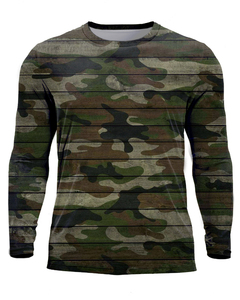 เสื้อตกปลาแขนยาว คอกลม ป้องกันแสงแดด UPF 50 ผลิตจากโพลีเอสเตอร์ 100% แห้งเร็ว เหมาะสำหรับกิจกรรมกลางแจ้ง  โลโก้ด้านหน้า  สำหรับทุกเพศ - Product Image 6