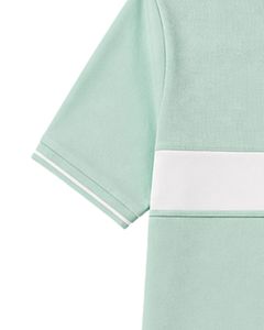 Manufacturer Customized Mint Green And <b>White</b> Men <b>Polo</b> Shirt Short Sleeve Casual Golf T Shirt Breathable Summer Premium Top - Product Image 6