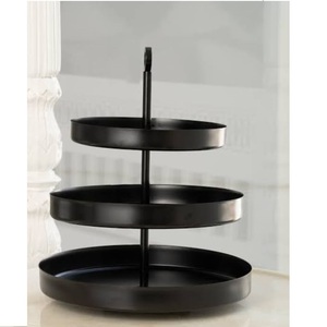 Home Hotel Restaurant Birthday Parties-Cake <b>Tools</b> Attractive Design Enamel Finished Metal Cup Cake Server Stand - Product Image 5