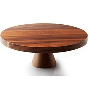 Soporte Redondo de Madera Ecológico Hecho a Mano para Exhibición de Pasteles, para Panadería, Cafetería, Restaurante, Venta al Por Mayor - Product Image 2