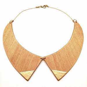 Fournitures de perles en bois naturel de luxe écologiques, collier de bijoux pour femmes - Product Image 6