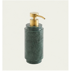 Dispensador de Jabón de Mármol Verde Natural de Alta Calidad con Bomba Dorada, Botella de Loción de Piedra Premium para Decoración de Baños de Hotel y Hogar - Product Image 5