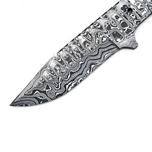 Handmade Damascus Steel Blank <b>Blade</b> Premium Pattern Steel <b>Crafting</b> Material For Custom Handle Production Artisan Workshop - Product Image 5