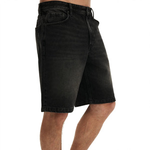 Shorts Bermuda en Denim Coton Personnalisables pour Hommes, Taille Mi-Haute, avec Poches et Braguette Boutonnée, Style Décontracté - Product Image 3