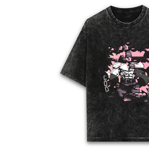 Fashion-Forward Acid Wash Custom 100% Cotton Oversized T-Shirts Unisex Printed Bulk Trusted Pakistani Factory 4 Season Tee - Product Image 2