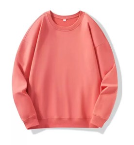 Custom <b>Men</b> Crewneck Sweatshirt Boys Long Sleeve Solid Lined 100% Cotton Winter Casual Warm Fleece <b>Pullover</b> Tops - Product Image 6