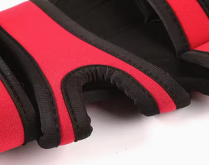 Guantes Deportivos Transpirables de Malla con Medio Dedo y Correa Ajustable para Levantamiento de Pesas en el Gimnasio, Unisex - Product Image 5