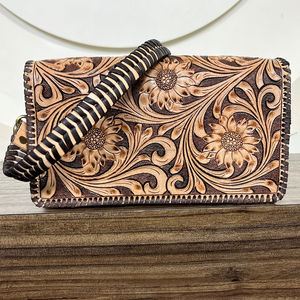 กระเป๋าสะพายข้างสำหรับผู้หญิงหนังวัวผู้หญิงอุปกรณ์ทำมือความจุขนาดใหญ่และดีไซน์แฟชั่นทันสมัย - Product Image 5