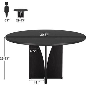 Mesa de Comedor Elegante, Mesa de Conferencia para un Espacio de Trabajo Óptimo y Confortable - Product Image 3