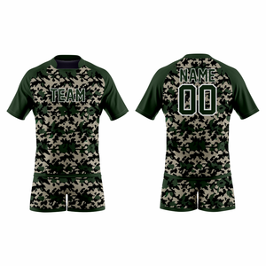 Conjunto de Uniforme de Fútbol Personalizado para Clubes Deportivos, Camiseta de Fútbol Unisex de Manga Corta con Estampado Sublimado, Uniforme de Entrenamiento para Equipos de Fútbol - Product Image 6