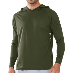 Chemises de pêche grande taille Performance personnalisables, respirantes, UPF 50+, à manches longues, antibactériennes, vêtements d'extérieur pour la pêche en haute mer - Product Image 1