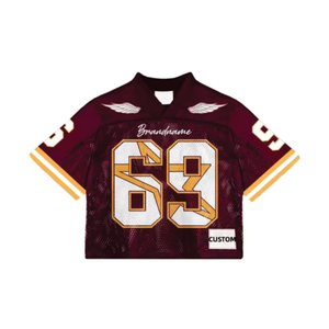 Camiseta Deportiva de Fútbol con Estampado de Sublimación Personalizado, Transpirable, de Manga Corta, Estilo Urbano, Retro Americano - Product Image 3