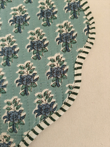 แผ่นรองจานแบบควิลท์ลายเสือดาวผ้าฝ้ายแบบกลับด้านได้ ทันสมัย ปรับแต่งได้ ซักเครื่องได้ - Product Image 5