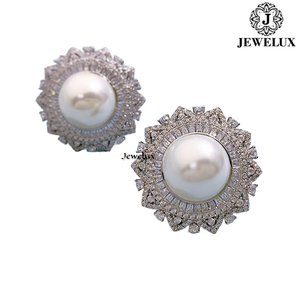 High Quality VVS Moissanite <b>Stud</b> Earrings 925 Sterling <b>Silver</b> Diamond Earring for Parties and Gifts From India - Product Image 5