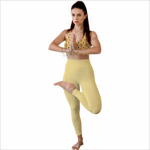 Ensemble de yoga 2 pièces pour femmes avec leggings taille haute et soutien-gorge de sport pour la gym, légers et sans coutures - Product Image 1