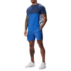 Conjuntos de Ropa Casual de Verano para Hombre de Primera Calidad al por Mayor, Camisetas y Pantalones Cortos de Algodón Transpirable - Product Image 5