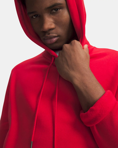 Sudadera con Capucha Roja para Hombre, 100% Algodón, Corte Regular, Cierre Frontal con Cremallera, Logotipo, Transpirable, para Otoño - Product Image 6