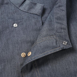 Veste de Chef Élégante pour Restaurant, Chemises de Travail pour Hommes et Femmes, Chemise de Travail à 3 Boutons pour Hommes, Uniformes Masculins, Chemise de Chef - Product Image 5