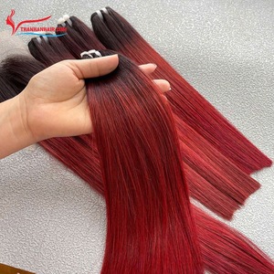 ขายดีที่สุด!!! ช่อผมสำหรับต่อผมมนุษย์ผมตรงจากเวียดนามบริสุทธิ์ - Product Image 2