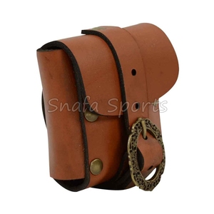 Sac banane vintage en cuir véritable de haute qualité avec fermeture éclair, étanche, pour homme, en forme de boîte, couleur unie - Product Image 2