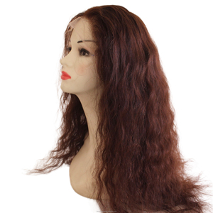 Luxury wet wavy human hair wigs brown deliver soft texture, long lasting wear, perfect for modern elegant looks everyday - Product Image 1