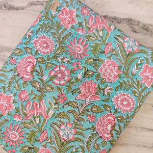 Tela de algodón estampada a mano, suave, premium, ligera, para vestidos, lista para venta al por mayor, proveedor mayorista, exportación al por mayor - Product Image 1