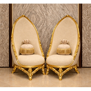 Sillón de Salón de Respaldo Alto Personalizado para Decoración de Interiores de Lujo, Elegante y Cómodo Sillón de Esquina para el Hogar, Sillón de Salón Clásico Tallado - Product Image 1