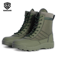 Bottes tactiques de sécurité toutes saisons pour homme, idéales pour la chasse, la randonnée en extérieur et le travail, avec fermeture éclair et lacets