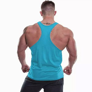 100% Cotton <b>Mens</b> <b>Singlet</b> Breathable Top Tank Square Tank From Pakistan <b>For</b> Gym Workout Tank Top - Product Image 2